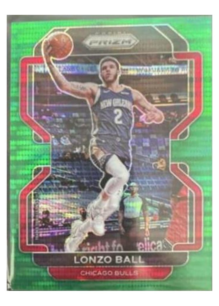 2021-22 Panini Prizm Base Set Lonzo Ball #69 card