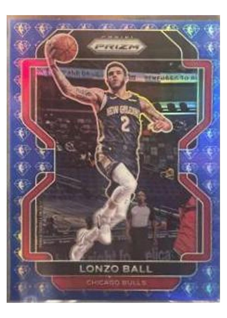 2021-22 Panini Prizm Base Set Lonzo Ball #69 card