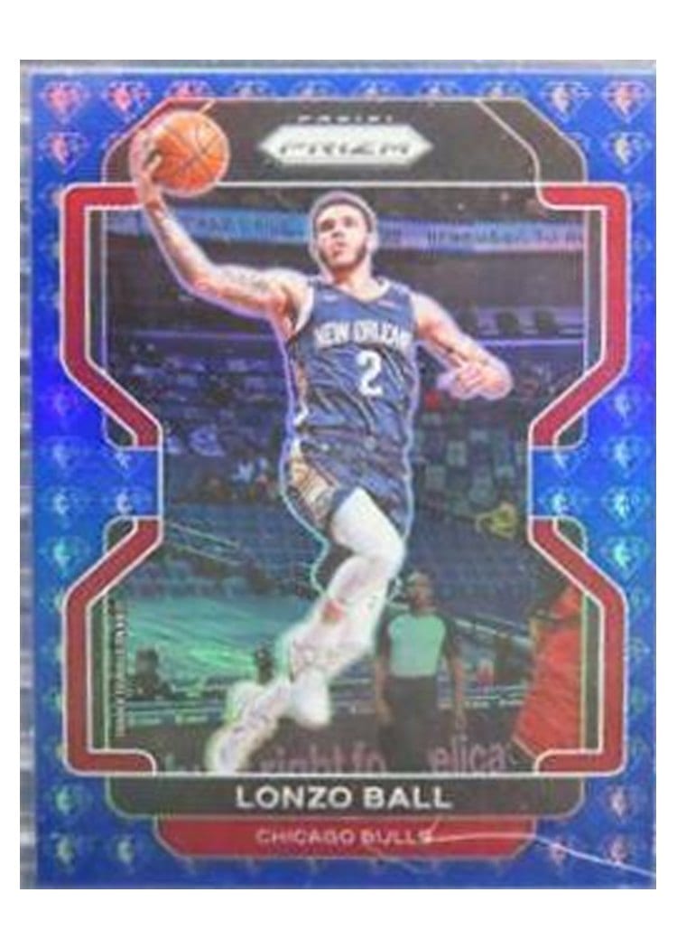 2021-22 Panini Prizm Base Set Lonzo Ball #69 card