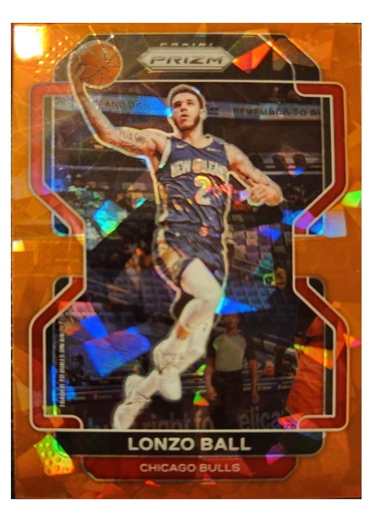 2021-22 Panini Prizm Base Set Lonzo Ball #69 card