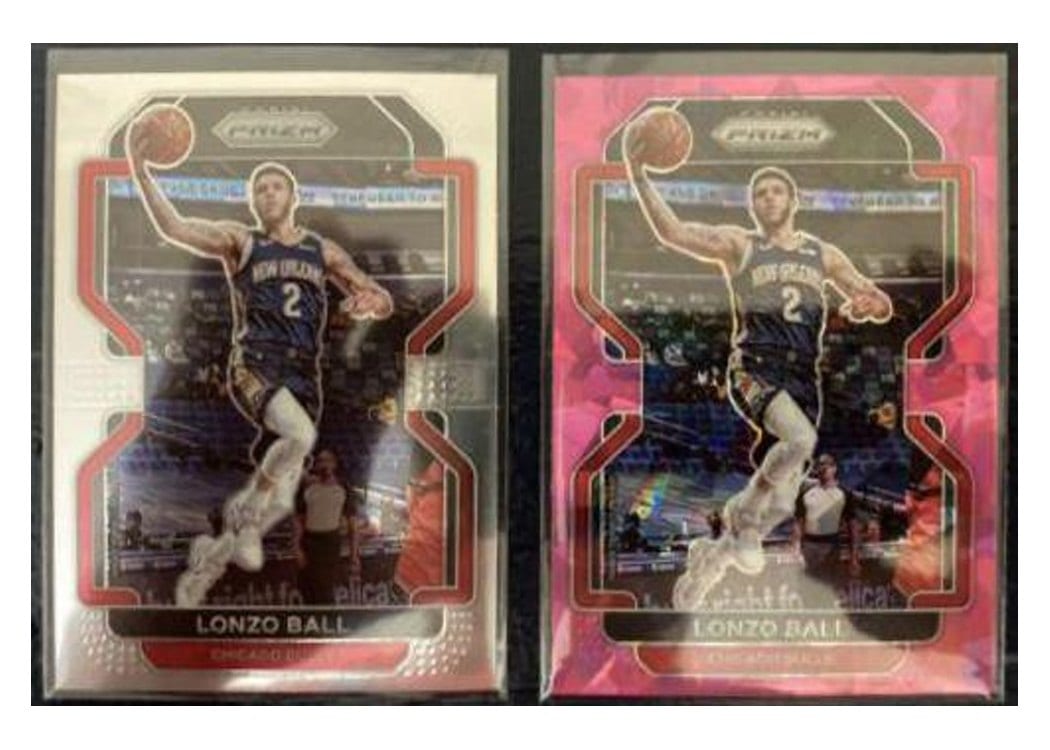 2021-22 Panini Prizm Base Set Lonzo Ball #69 card