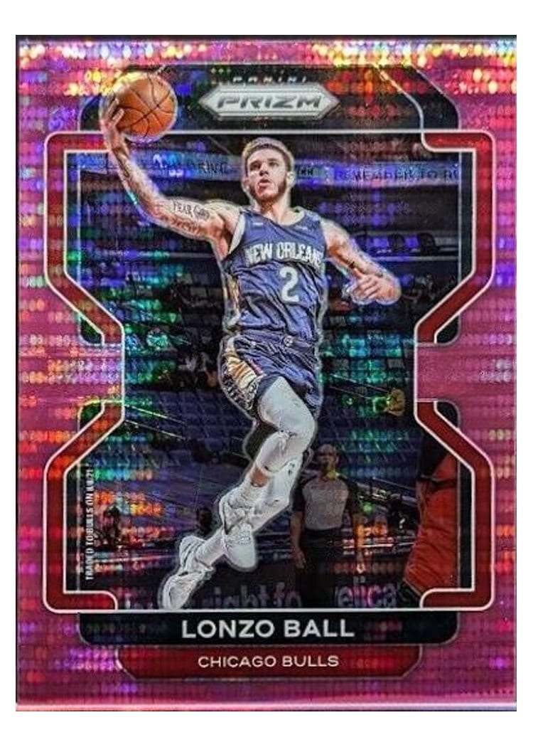 2021-22 Panini Prizm Base Set Lonzo Ball #69 card