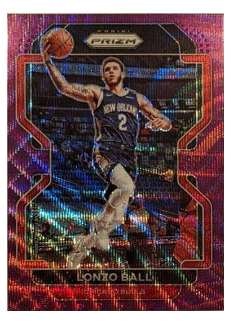 2021-22 Panini Prizm Base Set Lonzo Ball #69 card