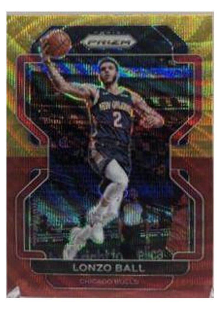 2021-22 Panini Prizm Base Set Lonzo Ball #69 card