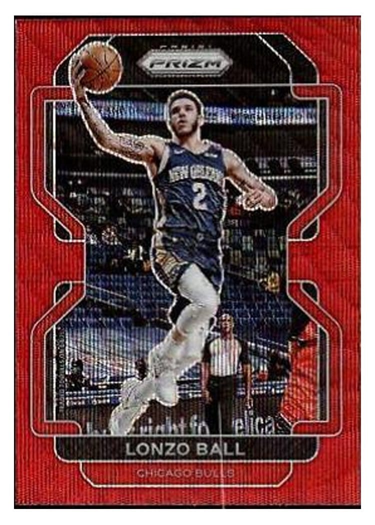 2021-22 Panini Prizm Base Set Lonzo Ball #69 card
