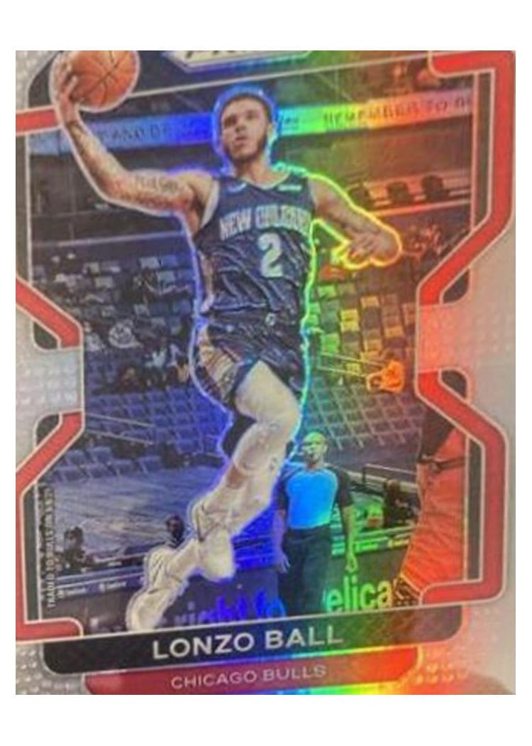 2021-22 Panini Prizm Base Set Lonzo Ball #69 card
