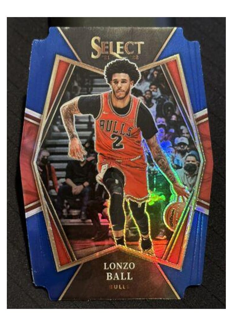 2021-22 Panini Select Base Set Lonzo Ball #107 card