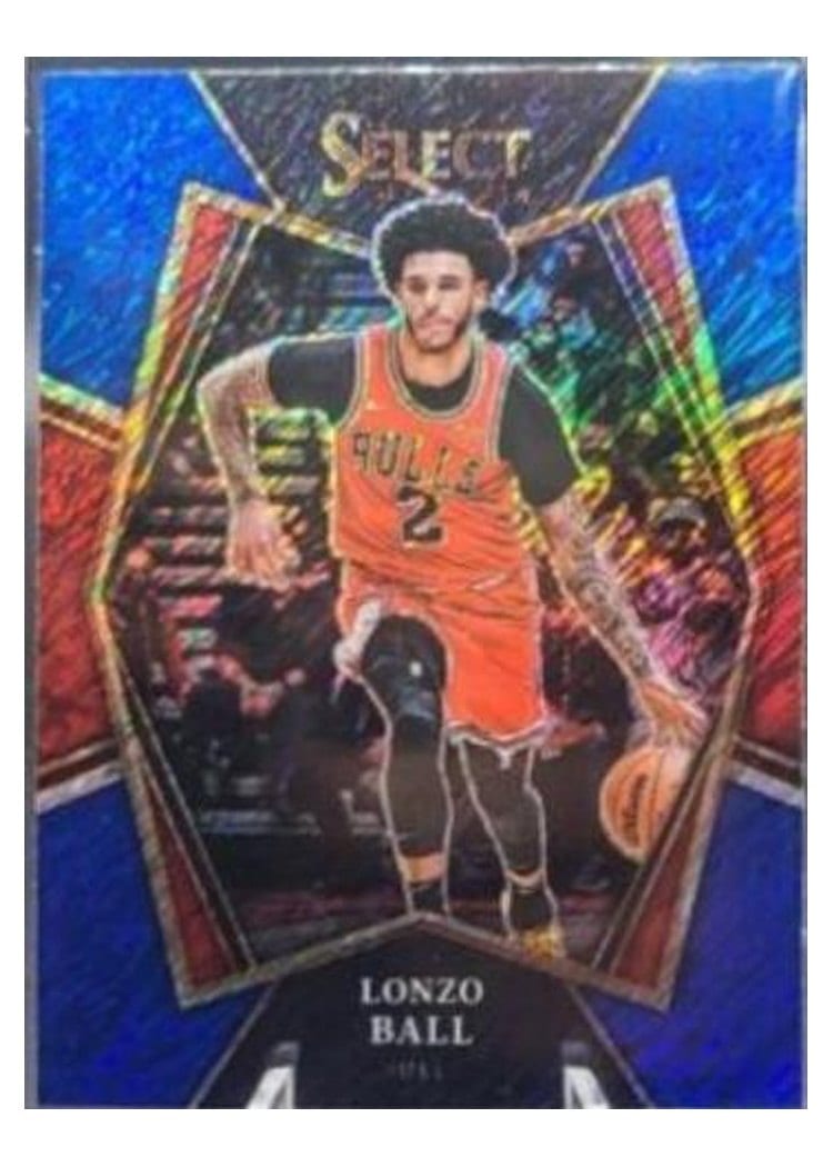 2021-22 Panini Select Base Set Lonzo Ball #107 card