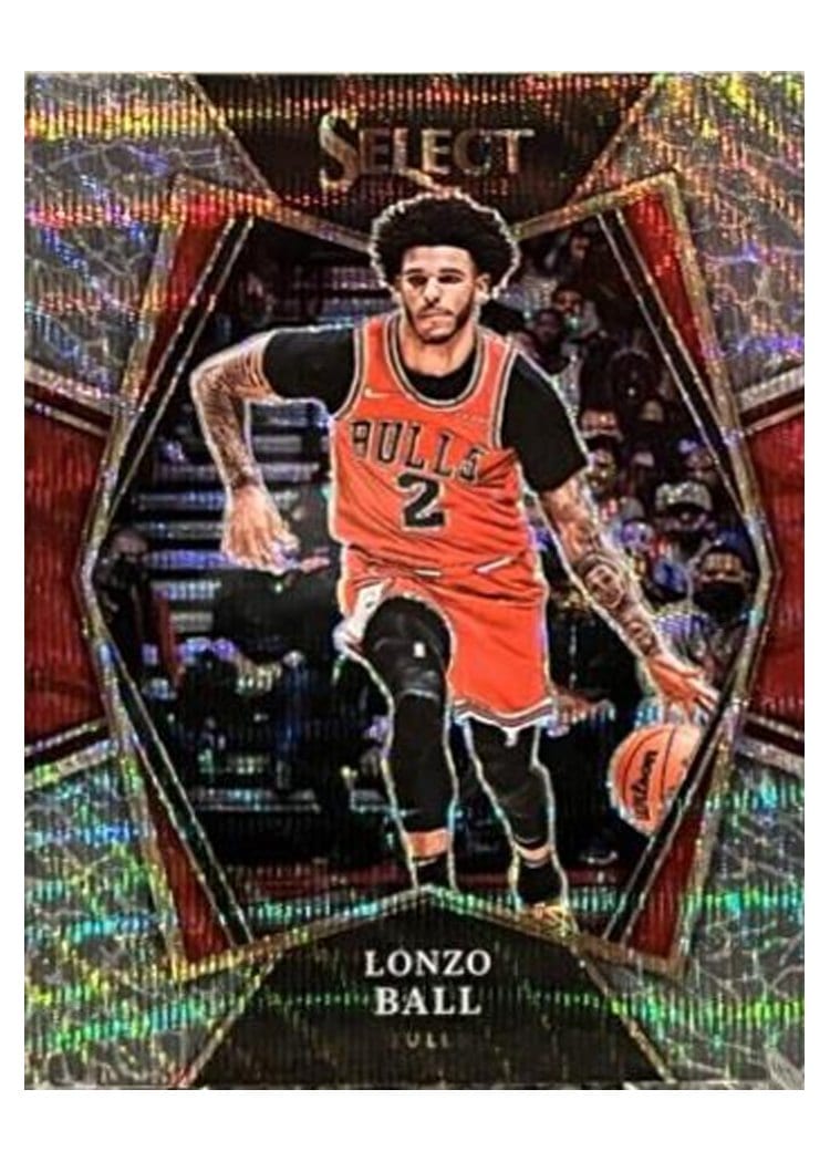 2021-22 Panini Select Base Set Lonzo Ball #107 card