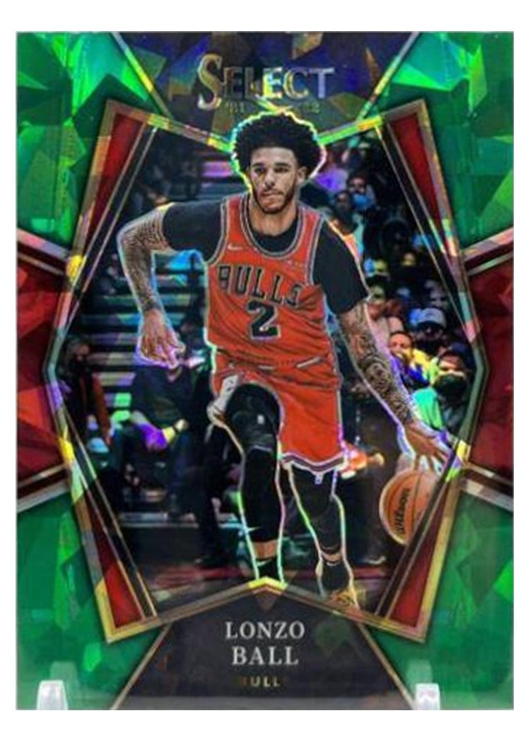 2021-22 Panini Select Base Set Lonzo Ball #107 card