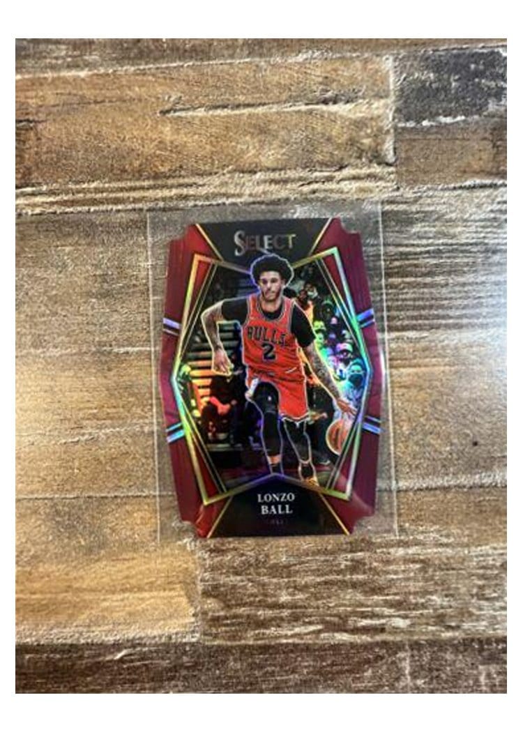 2021-22 Panini Select Base Set Lonzo Ball #107 card