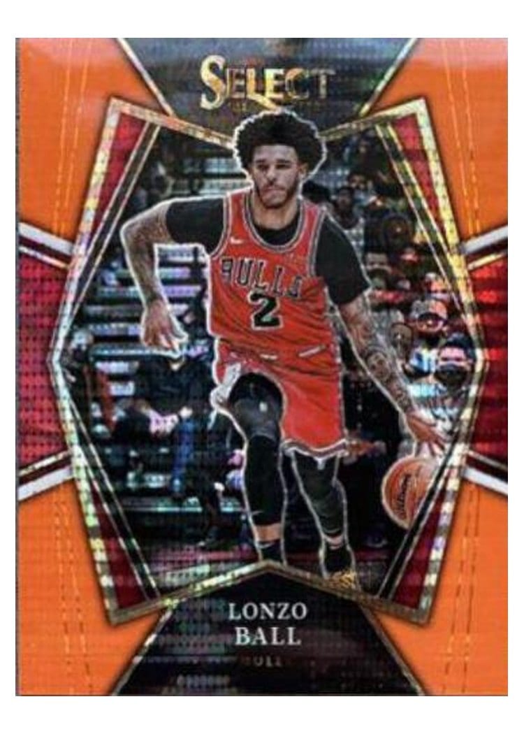 2021-22 Panini Select Base Set Lonzo Ball #107 card