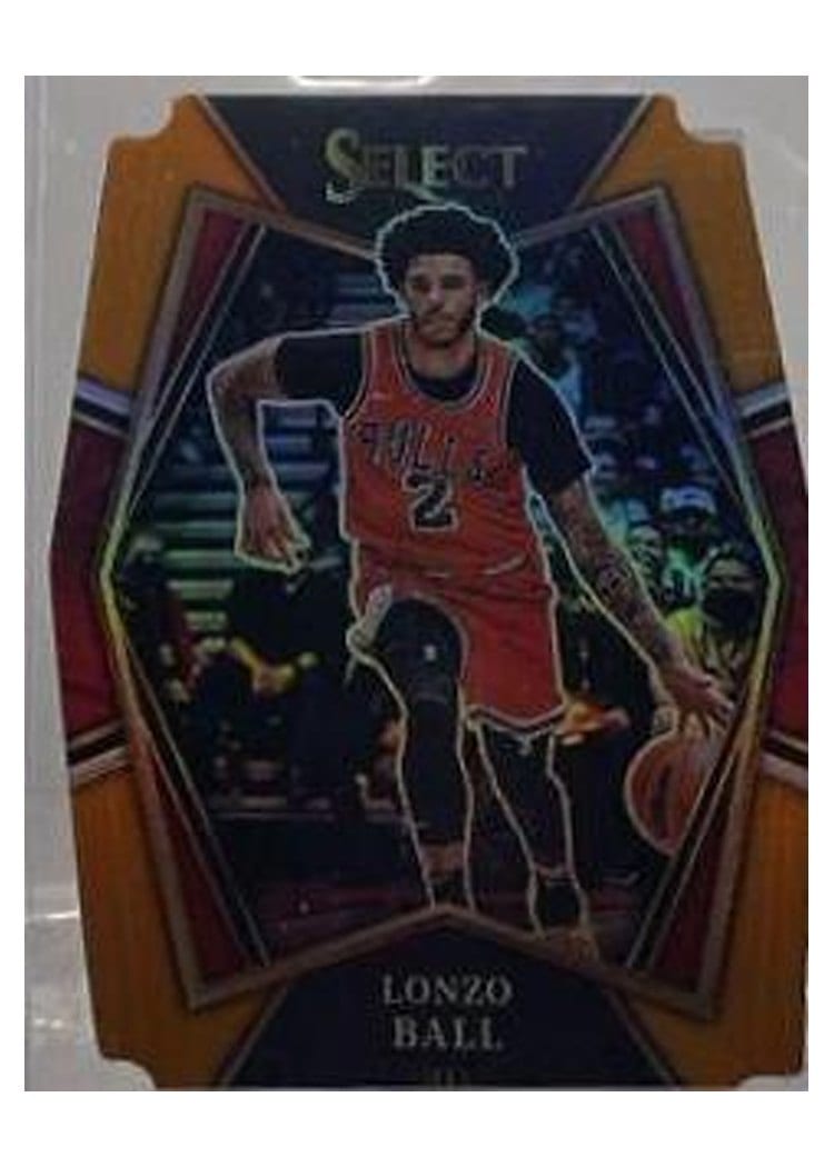 2021-22 Panini Select Base Set Lonzo Ball #107 card