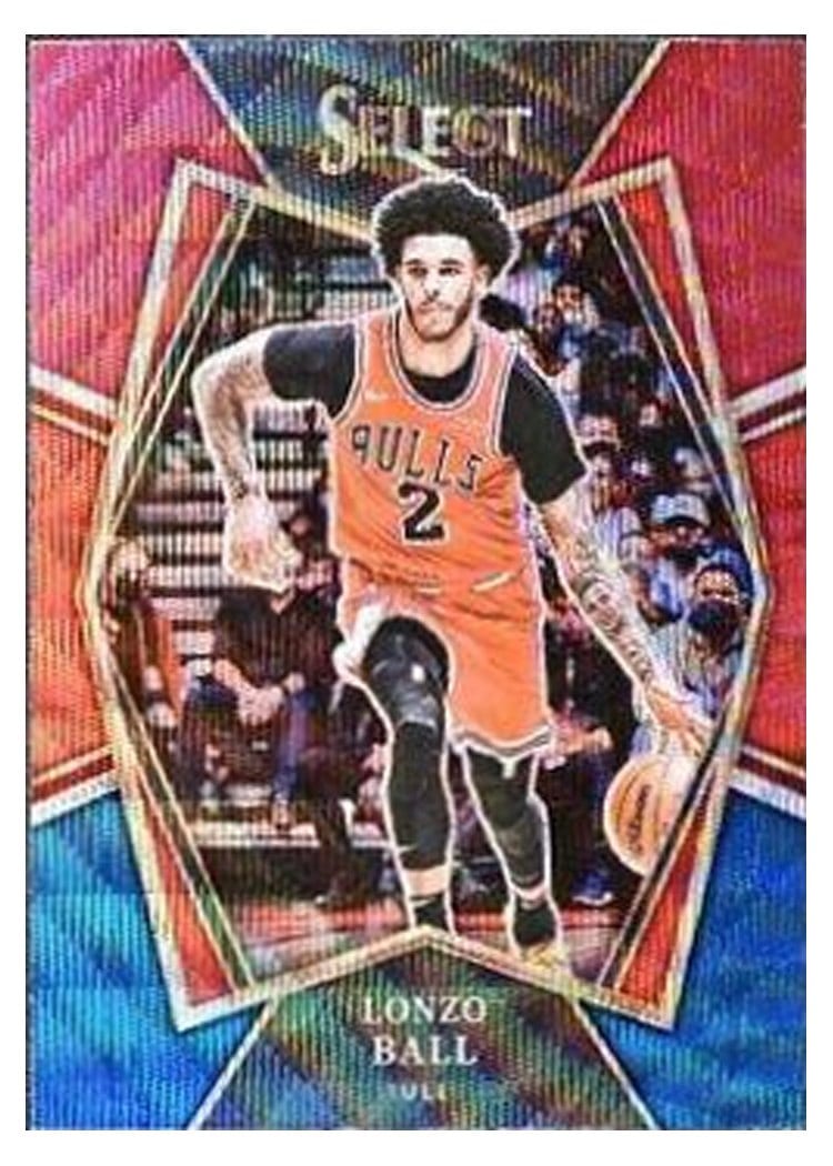 2021-22 Panini Select Base Set Lonzo Ball #107 card