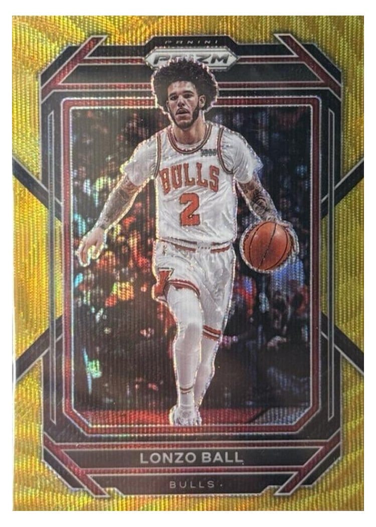 2022-23 Panini Prizm Base Set Lonzo Ball #88 card