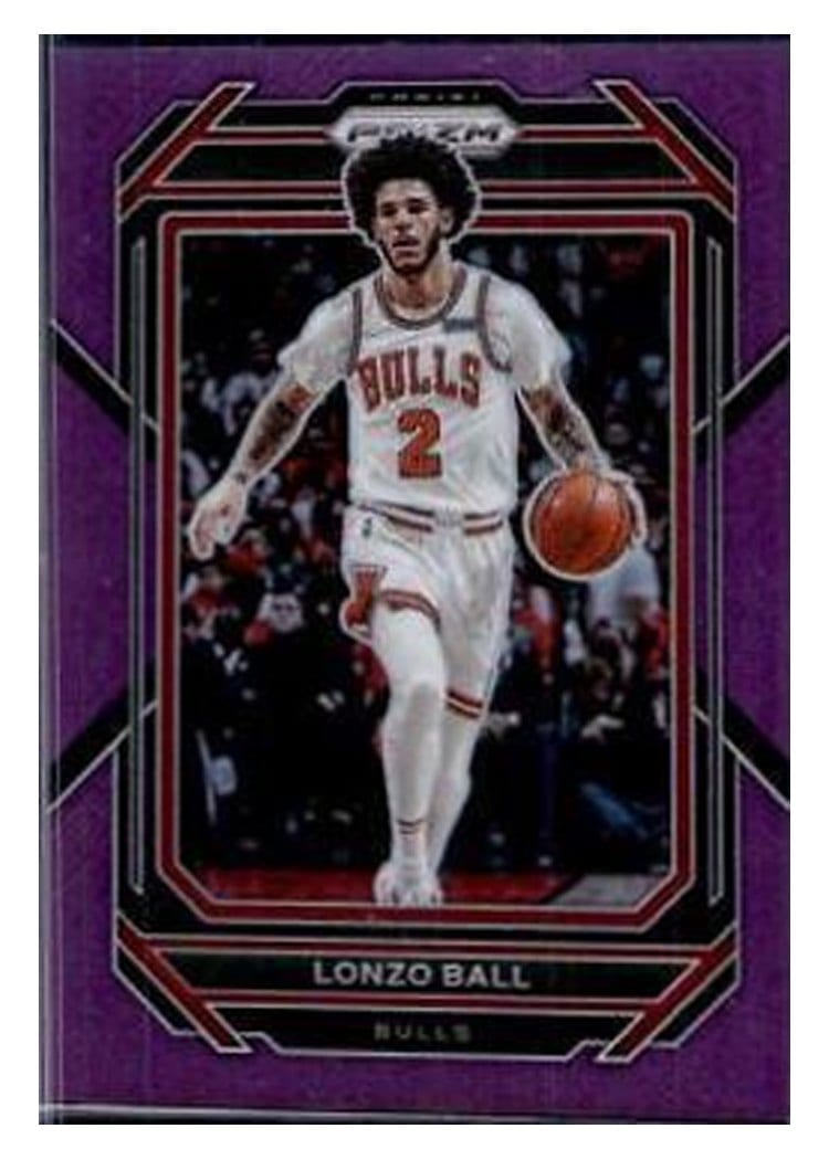 2022-23 Panini Prizm Base Set Lonzo Ball #88 card