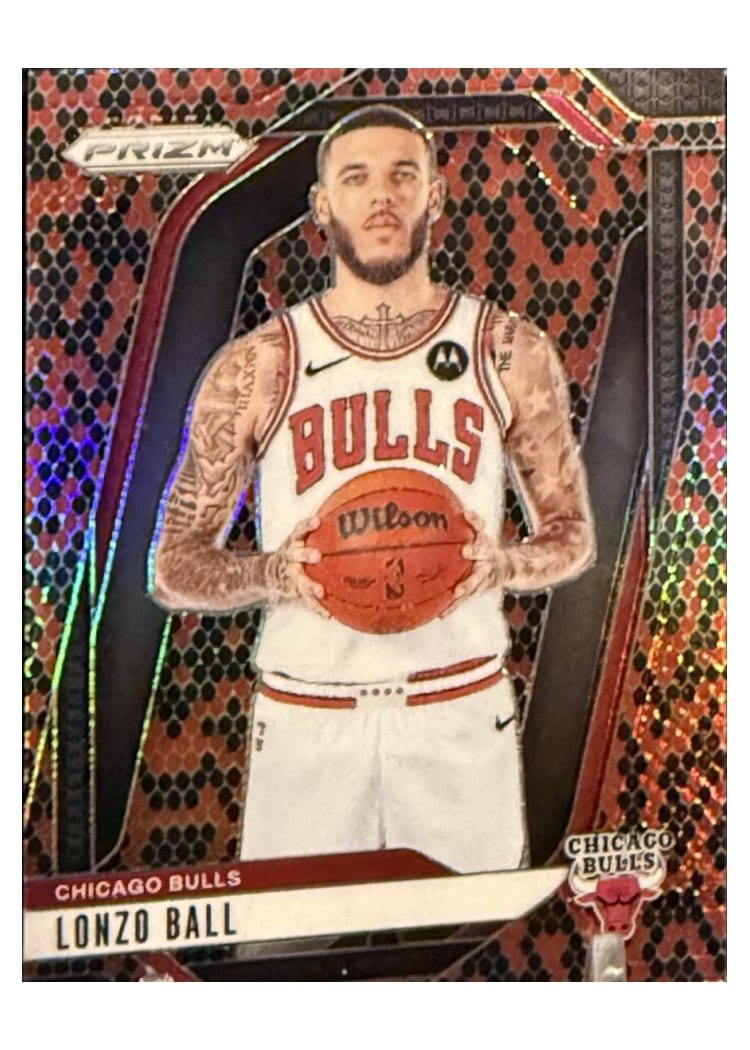 2024-25 Panini Prizm Base Set Lonzo Ball #75 card