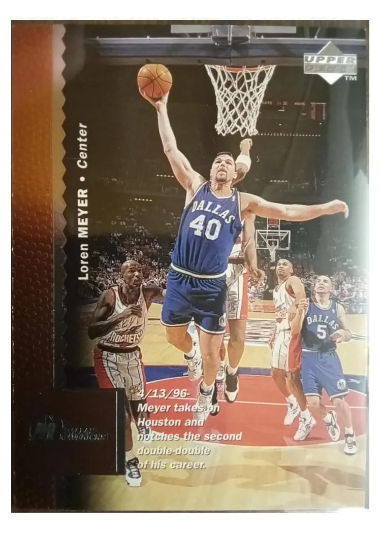 1996 Upper Deck Loren Meyer #28 card