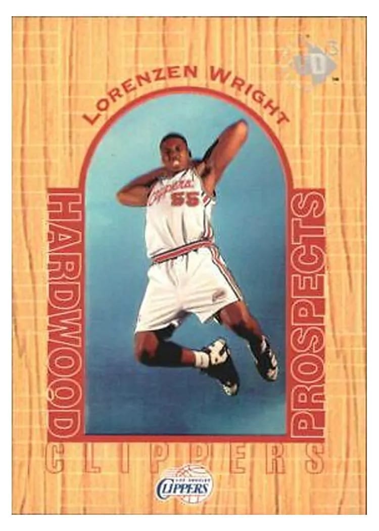 1996 UD3 Lorenzen Wright #20 card