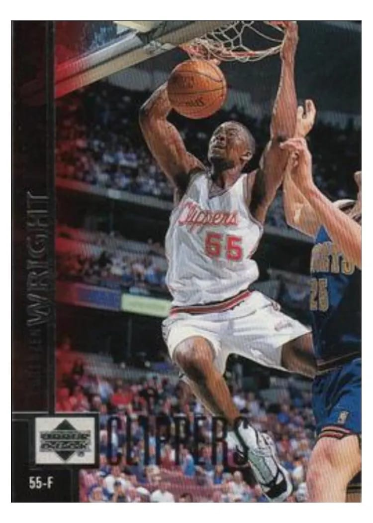 1997 Upper Deck Lorenzen Wright #57 card