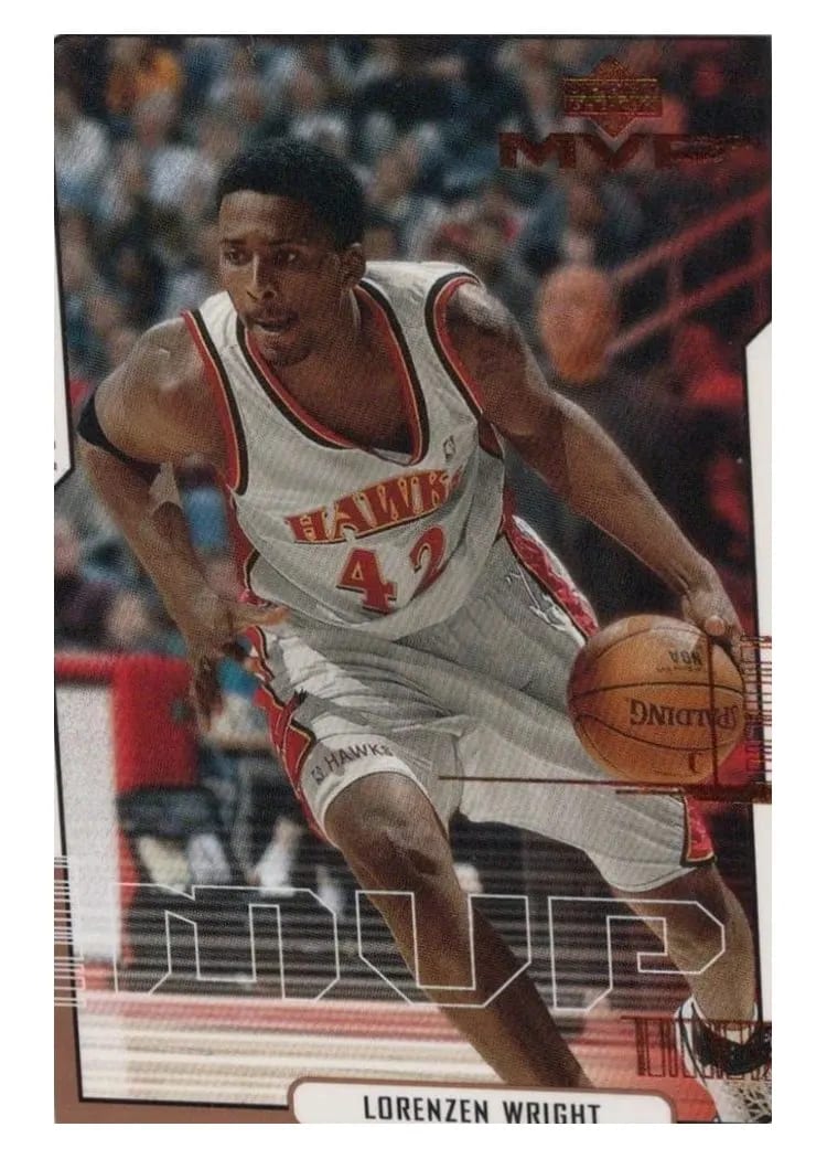 2000 Upper Deck MVP Lorenzen Wright #7 card