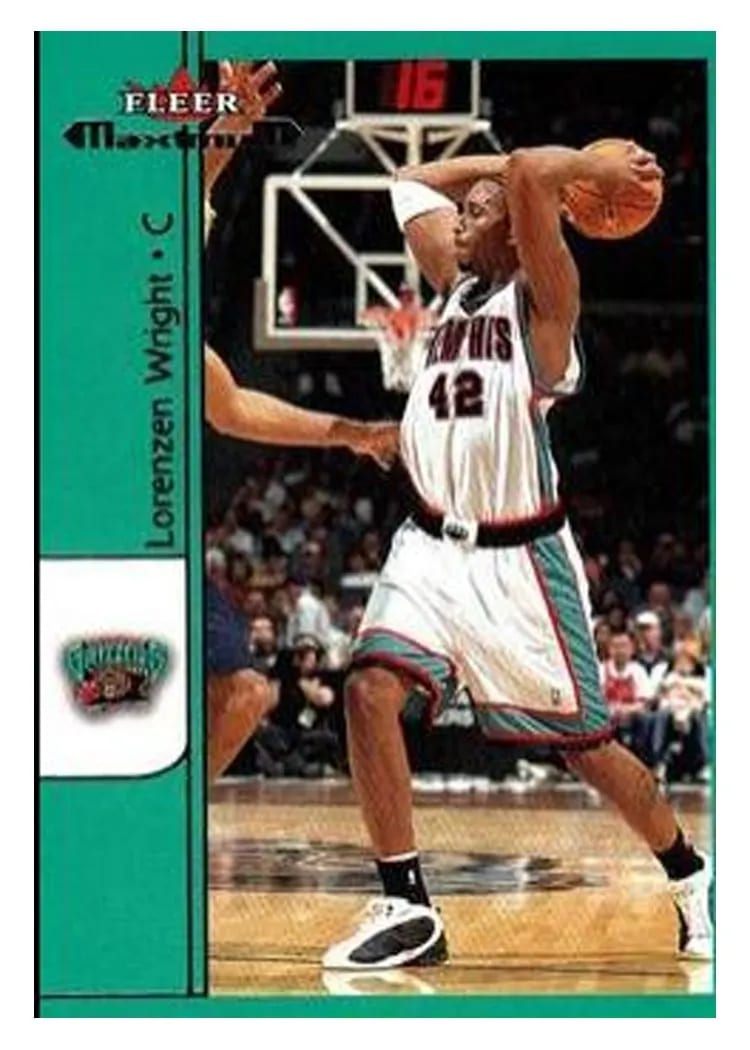 2001 Fleer Maximum Lorenzen Wright #170 card