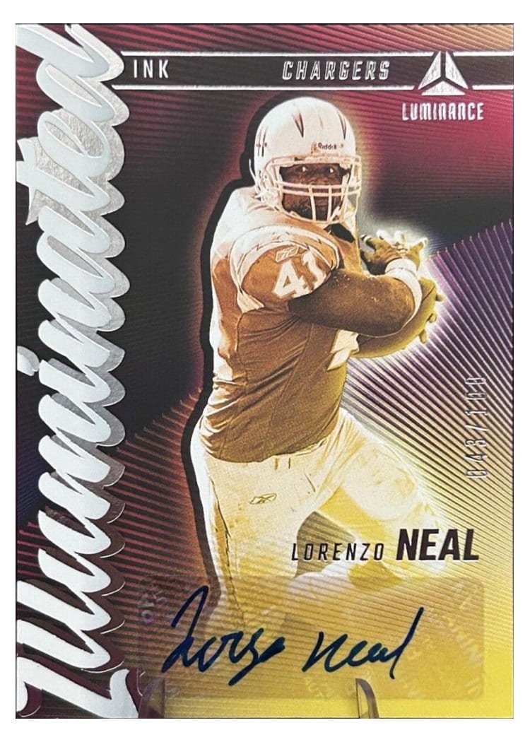 2024 Panini Luminance Illuminated Ink Lorenzo Neal #II-LNL card