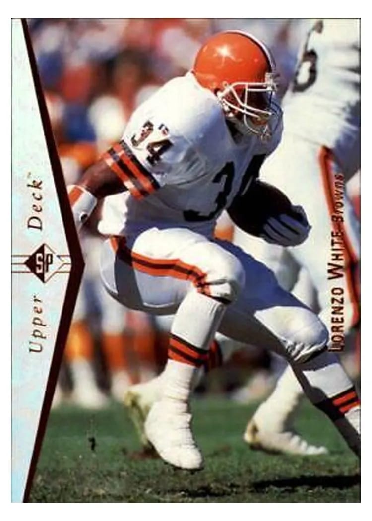 1995 SP Lorenzo White #127 card