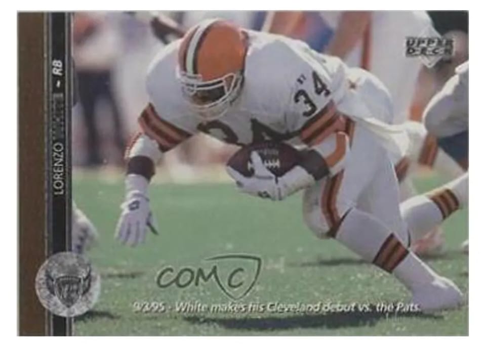 1996 Upper Deck Lorenzo White #45 card