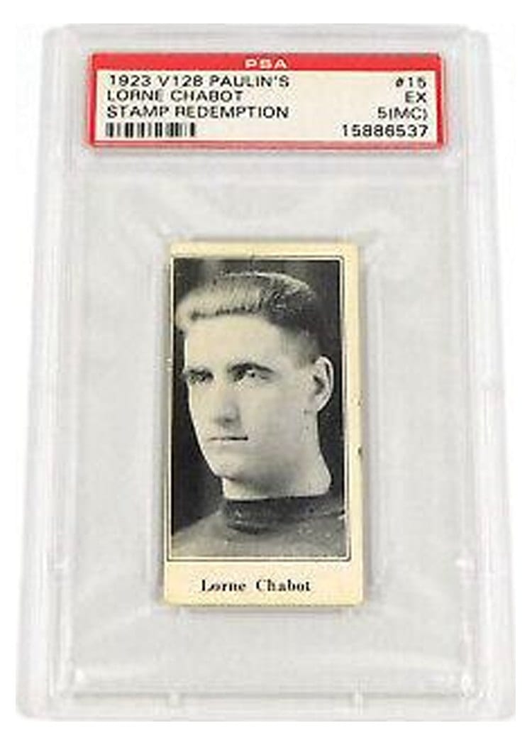 1923 V128 Paulin's Lorne Chabot #15 card