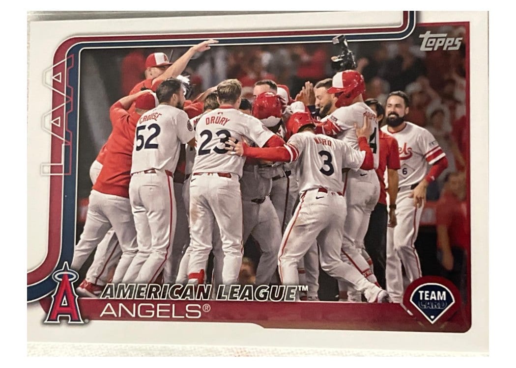 2025 Topps Base Set Los Angeles Angels #85 card