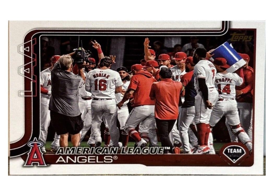 2025 Topps Base Set Los Angeles Angels #85 card