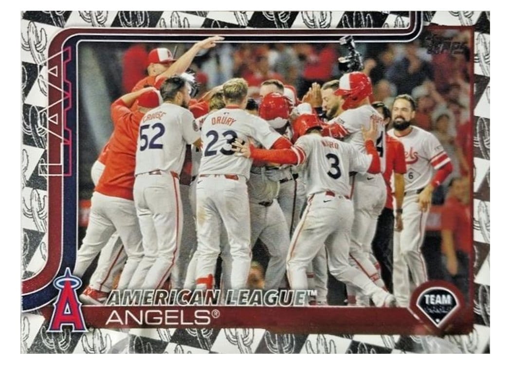 2025 Topps Base Set Los Angeles Angels #85 card