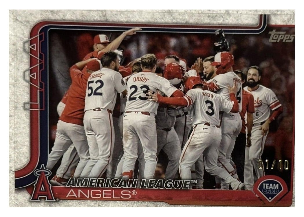 2025 Topps Base Set Los Angeles Angels #85 card