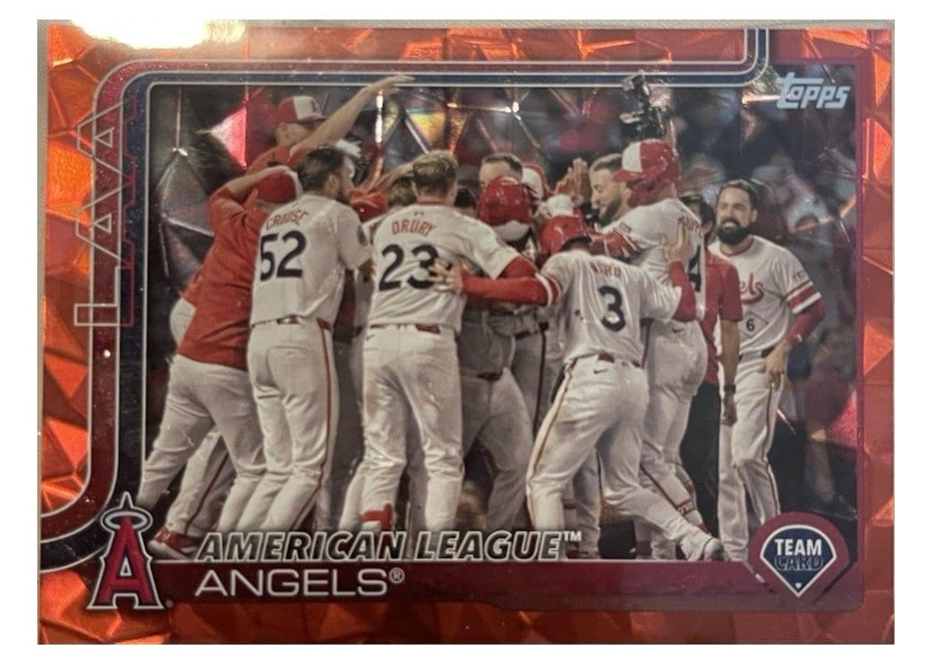 2025 Topps Base Set Los Angeles Angels #85 card