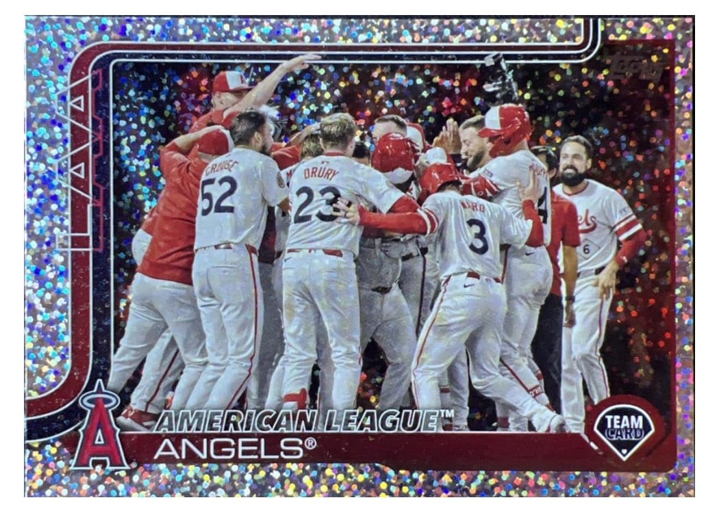 2025 Topps Base Set Los Angeles Angels Confetti #85 card