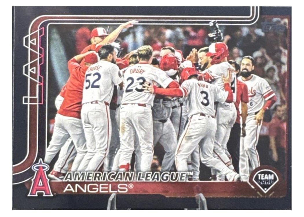 2025 Topps Base Set Los Angeles Angels #85 card