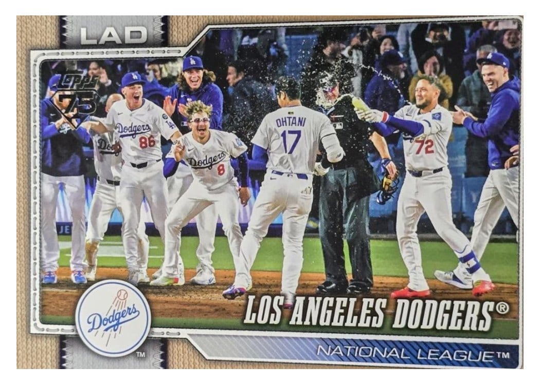 2026 Topps Los Angeles Dodgers #256 card