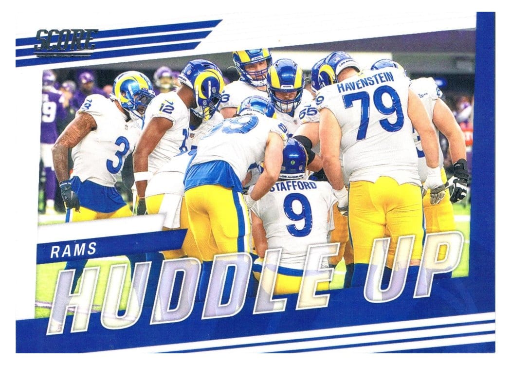 2022 Score Huddle Up Los Angeles Rams #HU-LA card