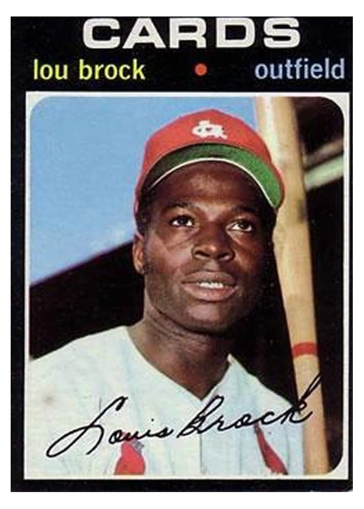 1971 Topps Lou Brock #625 card