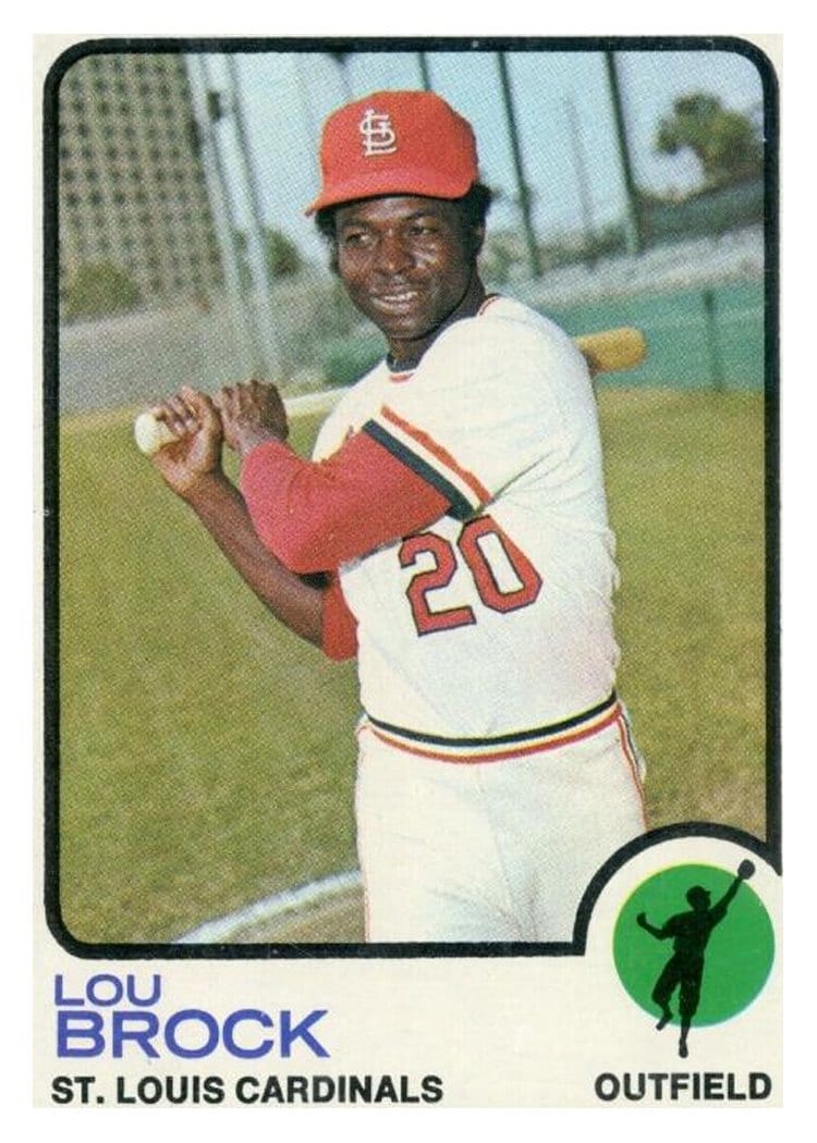 1973 Topps Lou Brock #320 card