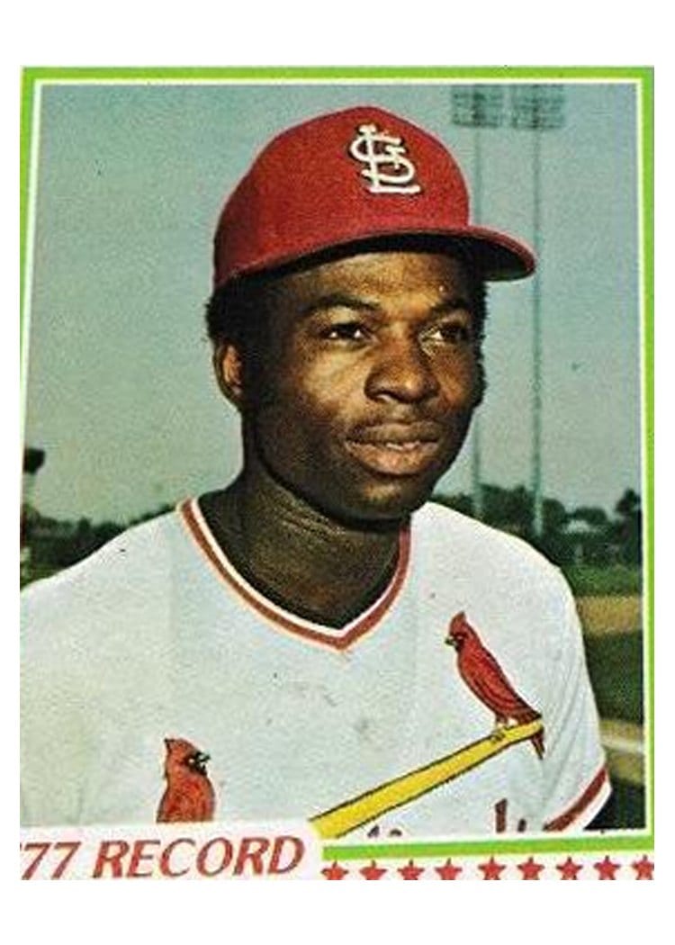 1978 Topps Lou Brock #1 card