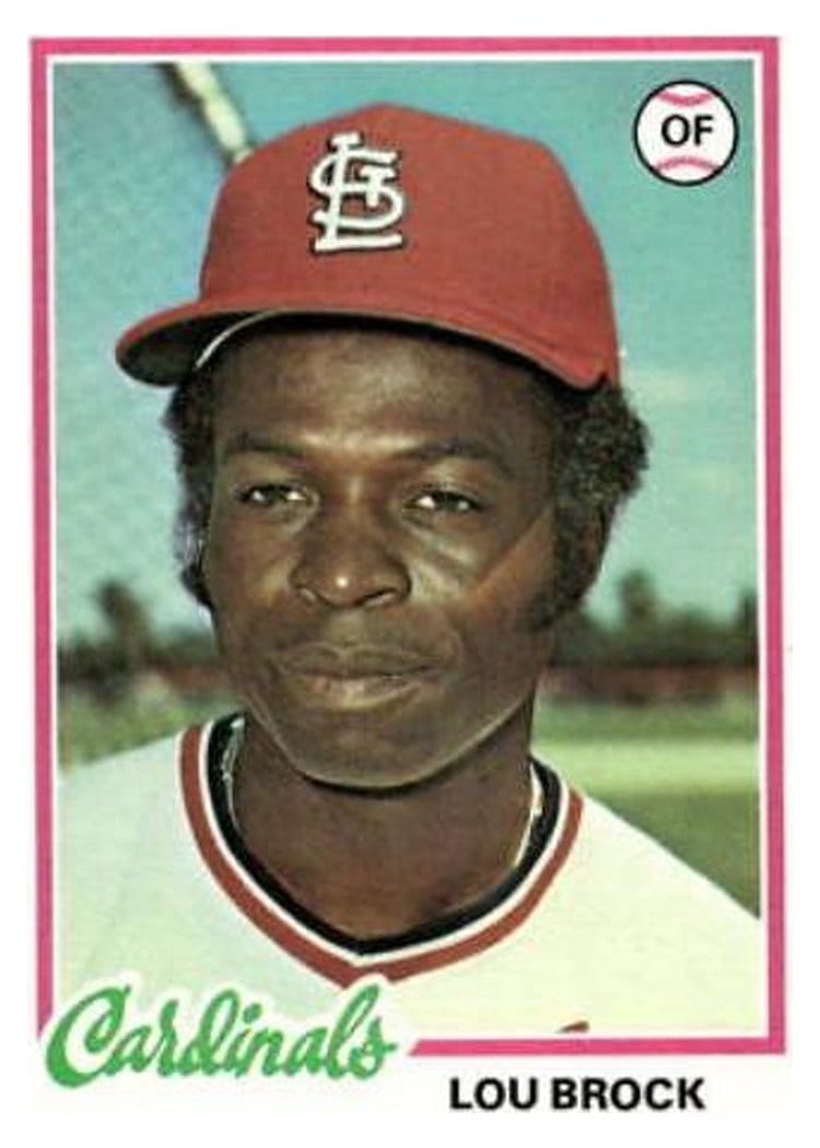 1978 Topps Lou Brock #170 card