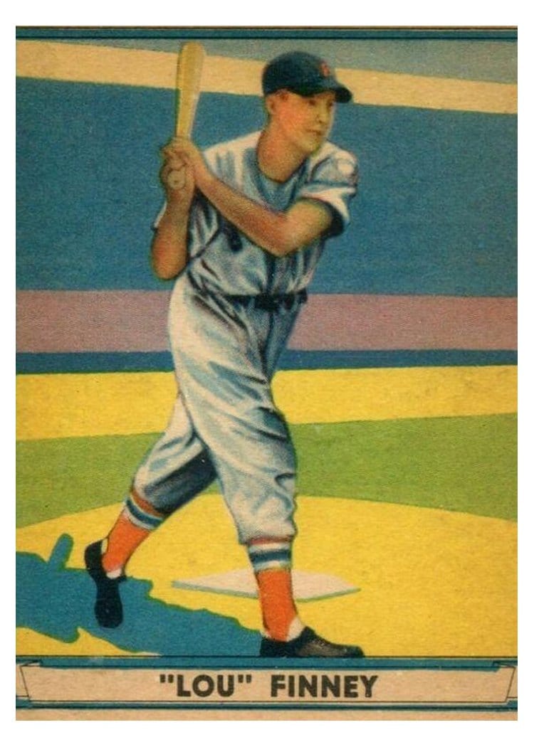 1941 Play Ball Lou Finney card