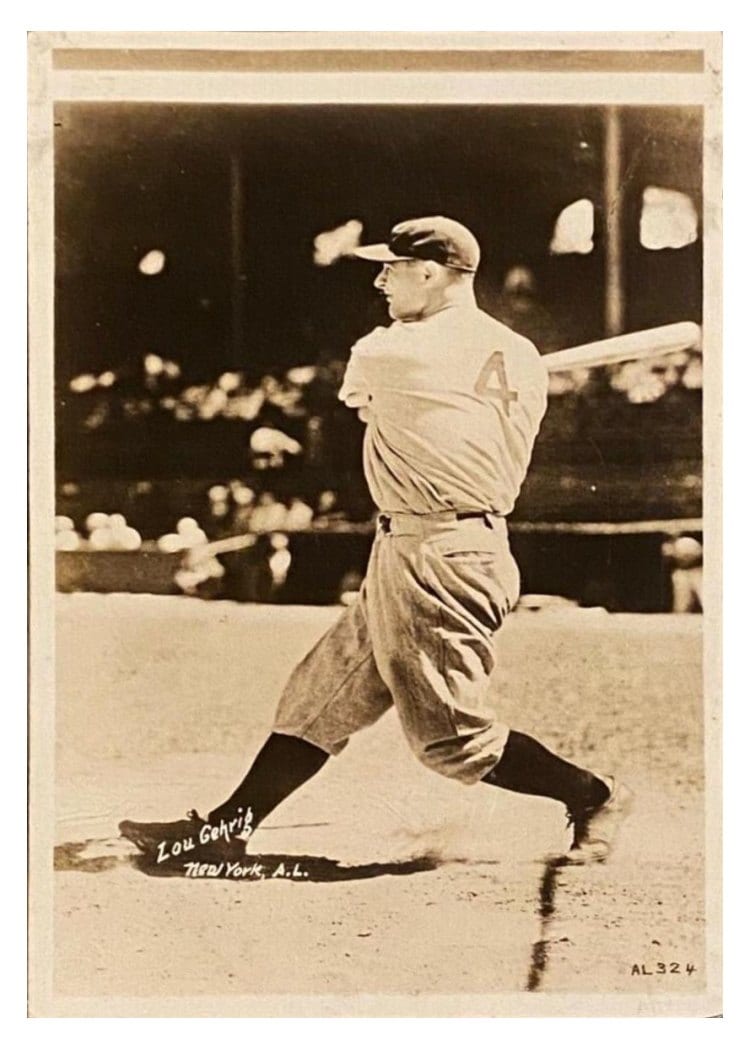 1933 Worch Cigar Lou Gehrig card