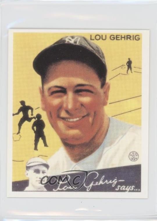 1934 Goudey Lou Gehrig #37 card