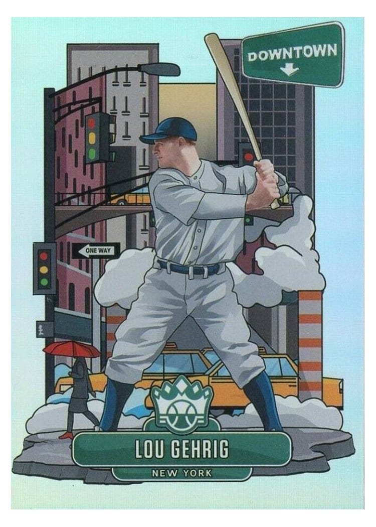 2022 Panini Diamond Kings Downtown Lou Gehrig #D10 card