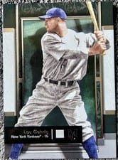 2024 Topps Museum Collection Base Set Lou Gehrig #19 card