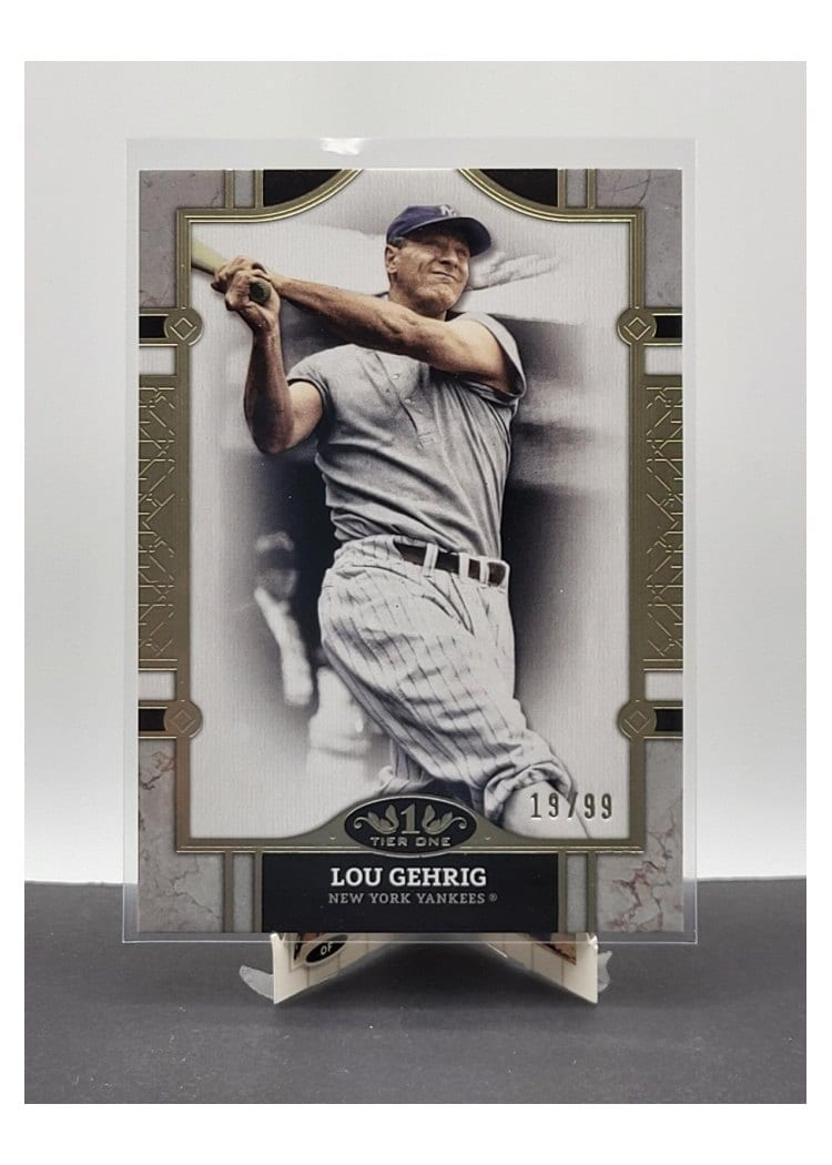 2024 Topps Tier One Base Set Lou Gehrig #4 card
