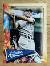 2024 Topps Update Autumn Tales Lou Gehrig #AT-41 card
